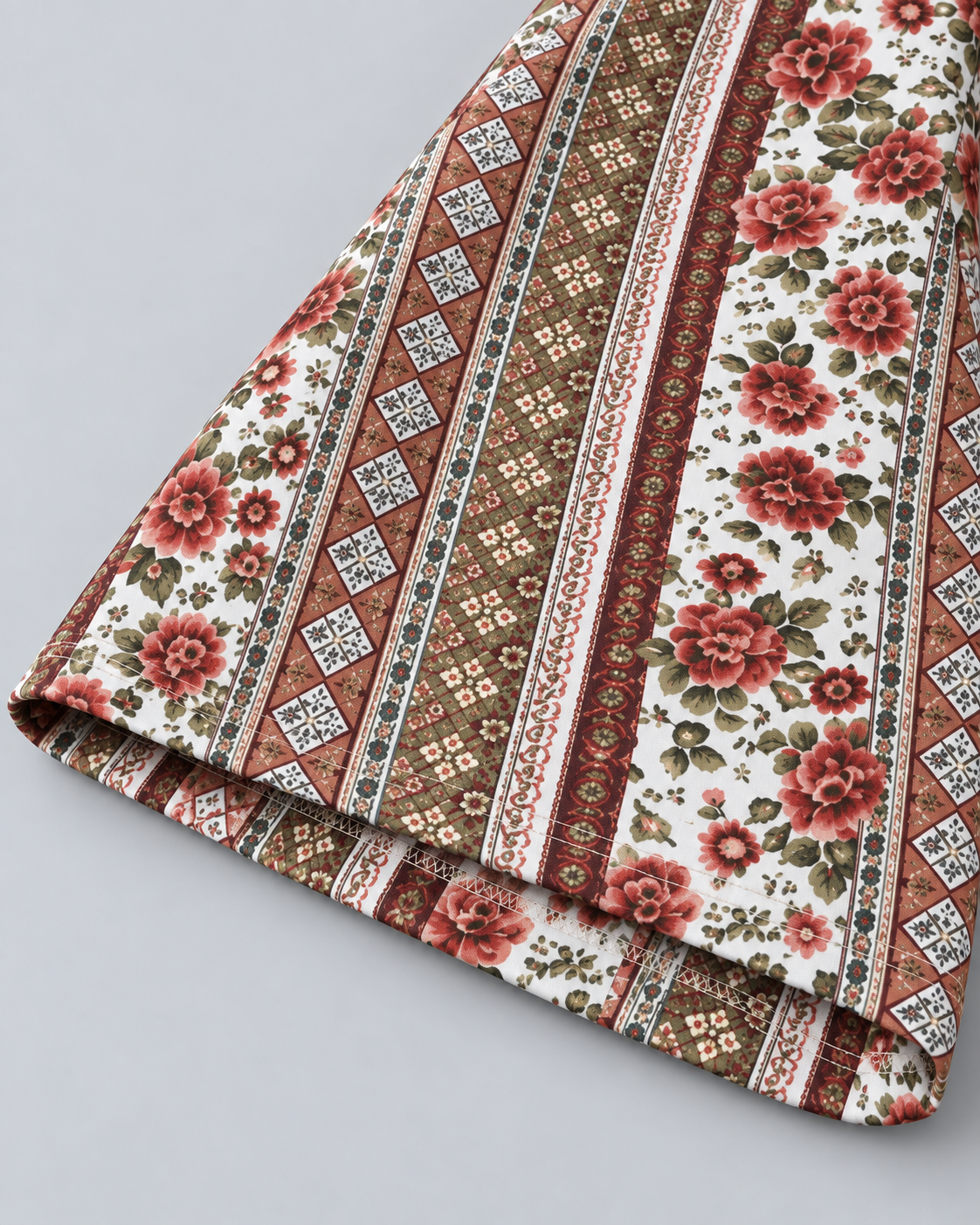 MOSAIQUE — Printed flared trousers