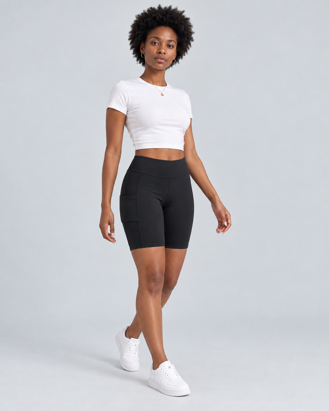 MOTION — Long cycling shorts with pockets