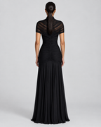 NOVA — Cut-out maxi dress — back view