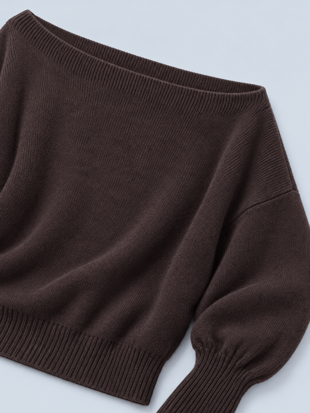 NUANCE — Wide-neck jumper