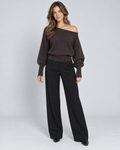 NUANCE — Wide-neck jumper — front view