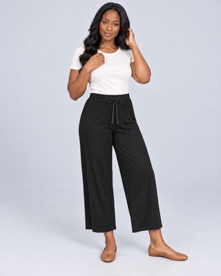 PALMA — Flowing wide-leg trousers