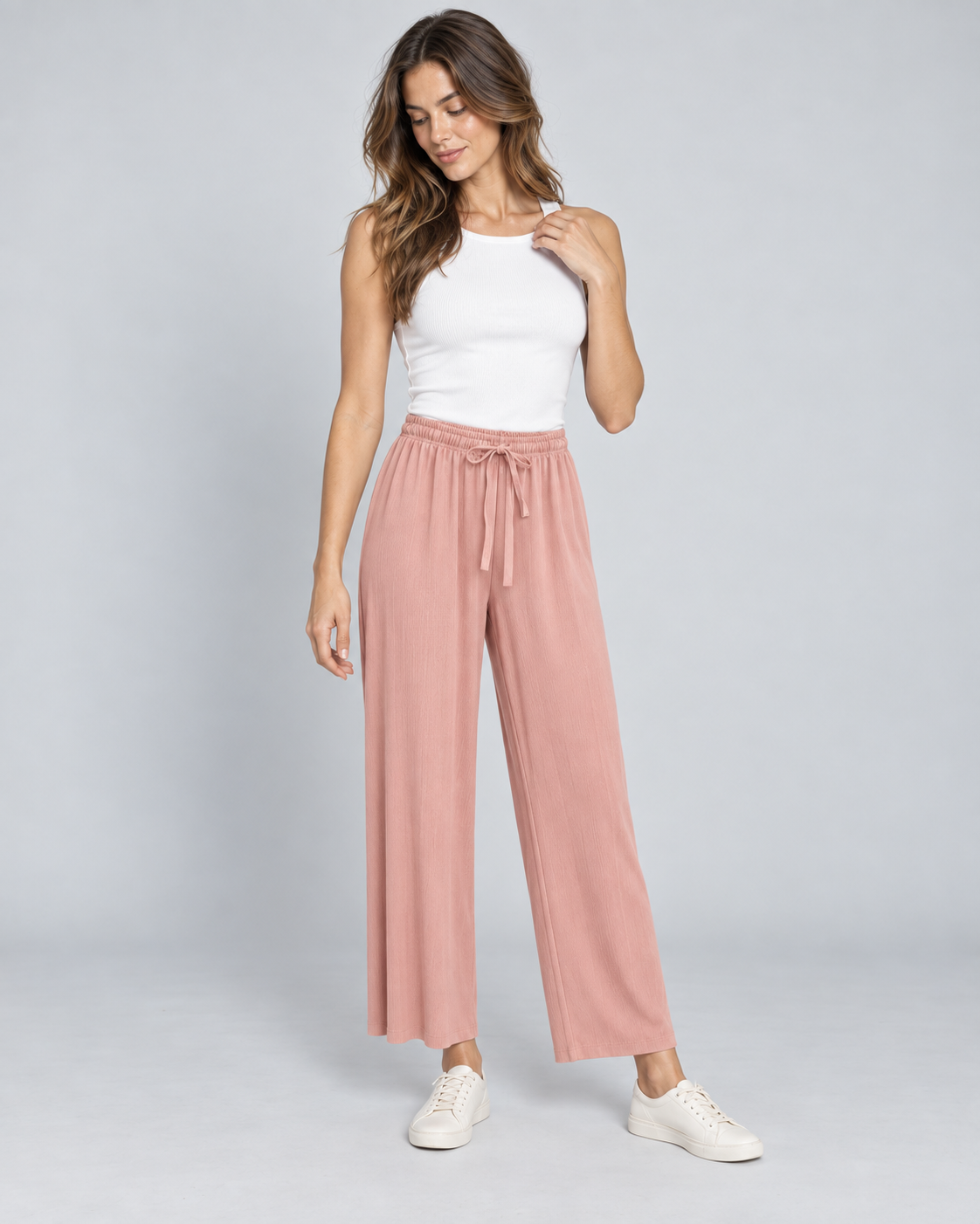 PALMA — Flowing wide-leg trousers