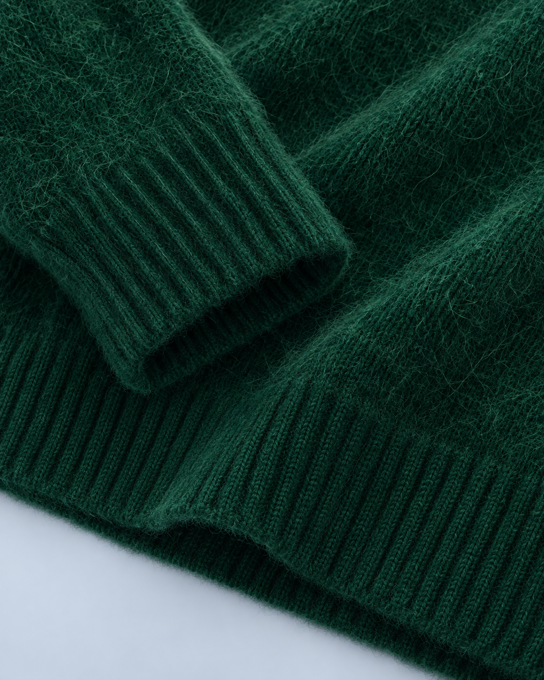 PLUME — Fuzzy high-neck jumper