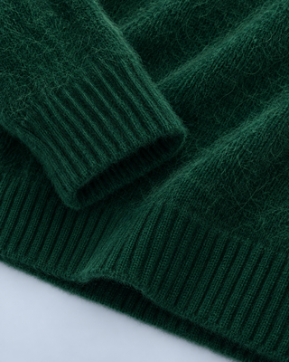 PLUME — Fuzzy high-neck jumper