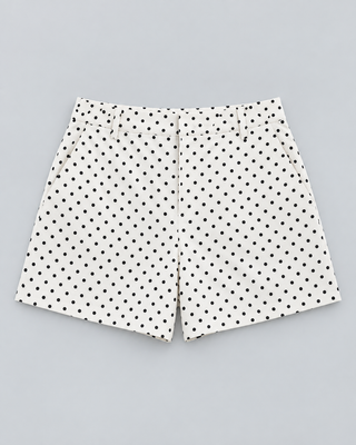POINTILLE — Polka-dot top and shorts set
