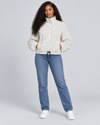 POINTILLE — Polka-dot top — front view