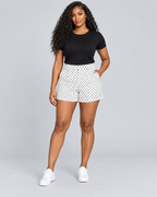 POINTILLE — Polka-dot shorts — front view