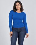 PURE — Fitted long-sleeve T-shirt — front view