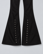 REBEL — Flared trousers with metal details