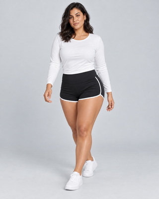 RETRO — Sports shorts with contrast piping