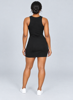 RIB — Sleeveless ribbed mini dress