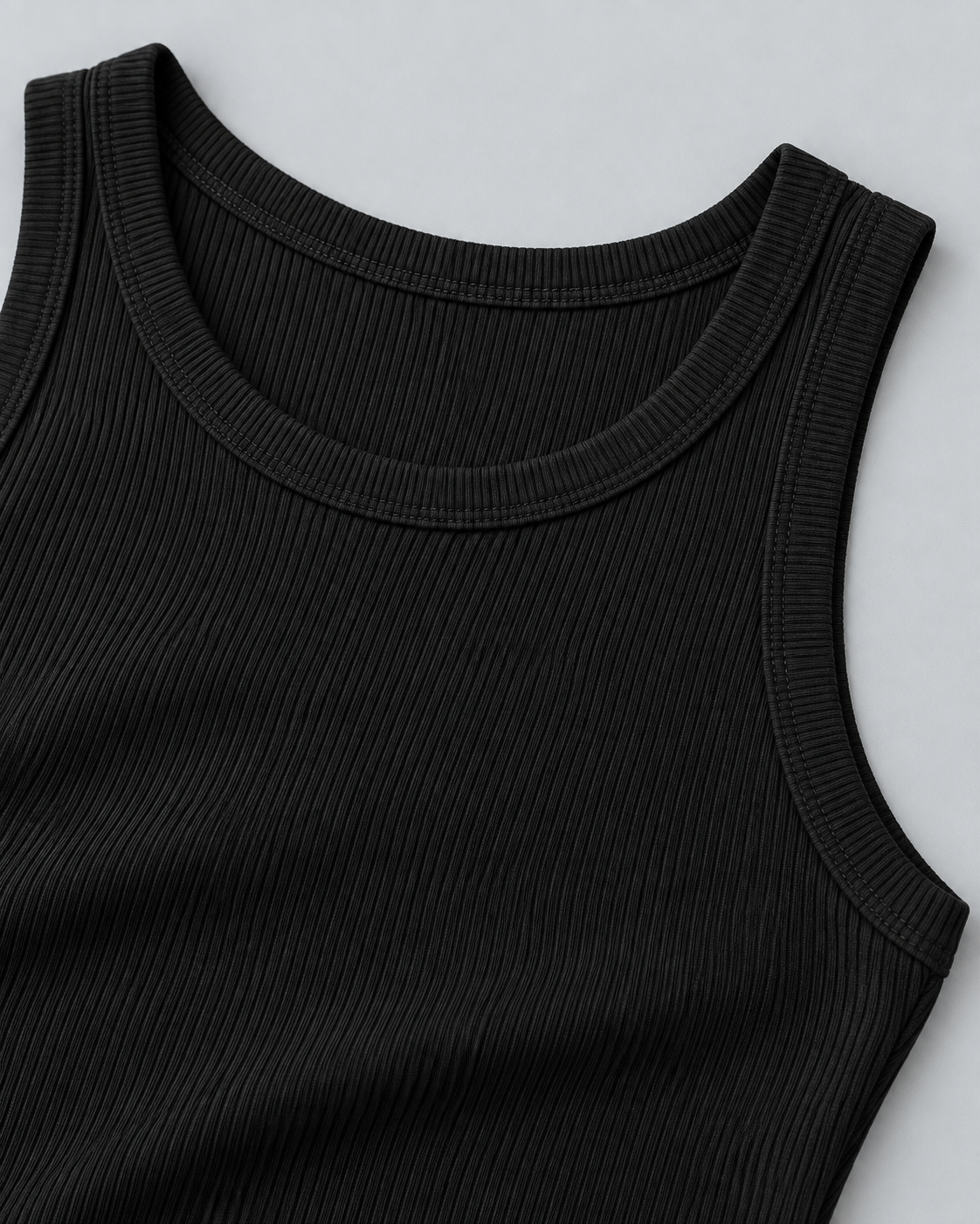 RIB — Sleeveless ribbed mini dress