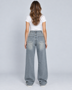 RIPPED — Relaxed distressed jeans — back view