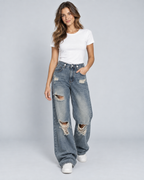 RIPPED — Relaxed distressed jeans