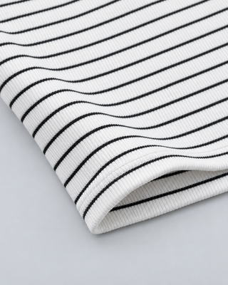 RIVE — Striped mini dress with contrast trim