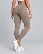 SCULPT — Leggings with curved seams — back view