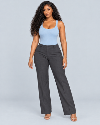 SECOND — Ribbed bodysuit with wide straps