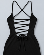 SENS — Strappy maxi dress with slit