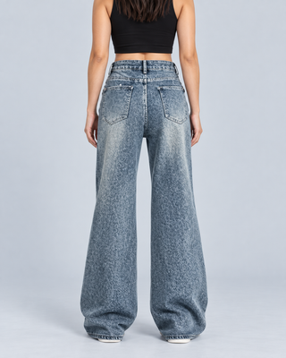 SEVENTY — Flared jeans — back view
