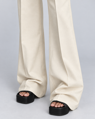 SIENNA — Wide-leg button-tab trousers