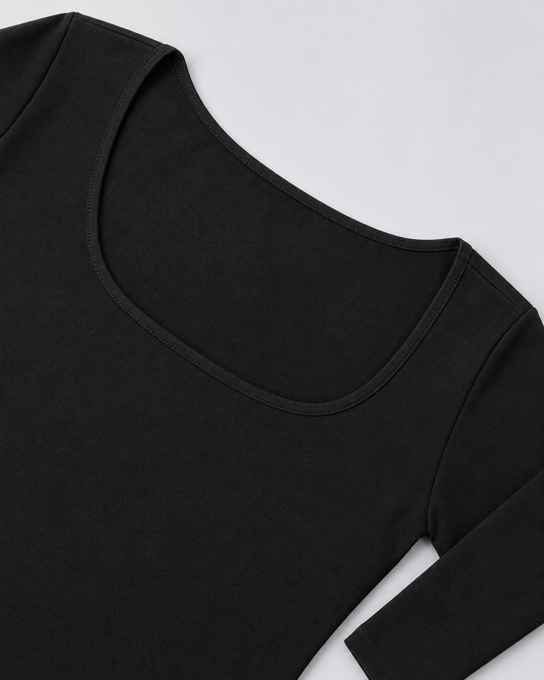 SILHOUETTE — Fitted long-sleeve maxi dress
