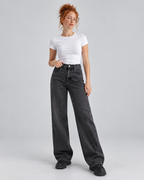 SKYE — Wide-leg jeans — front view