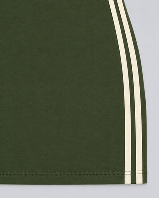 SPORTY — Contrast-stripe mini dress