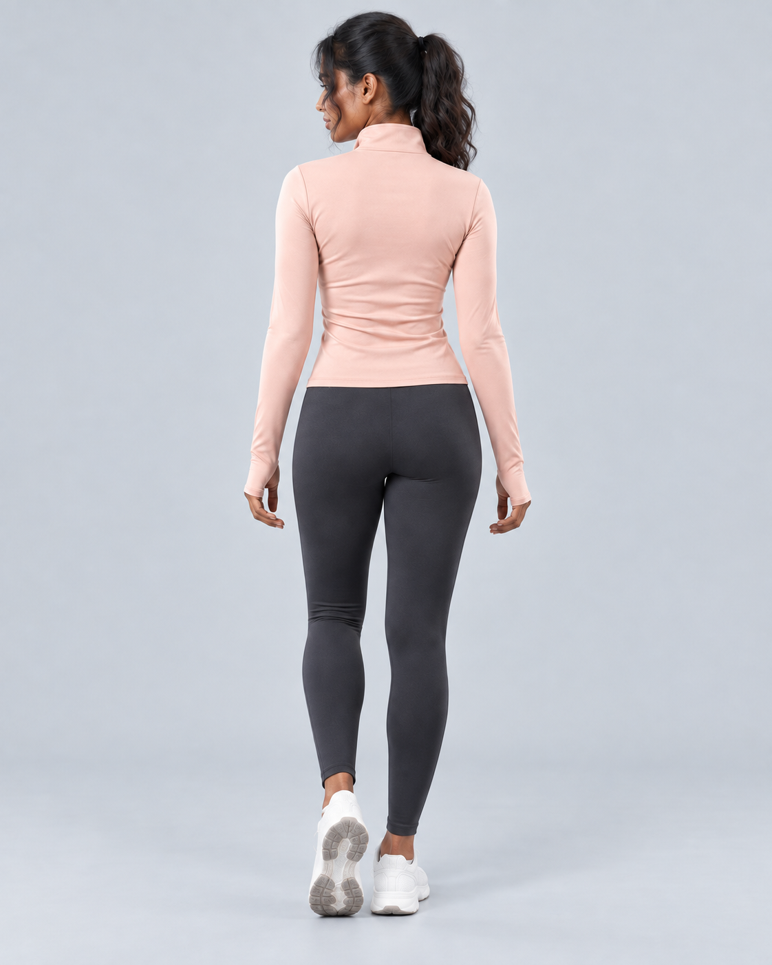 SPRINT — Zip-front sports jacket — back view