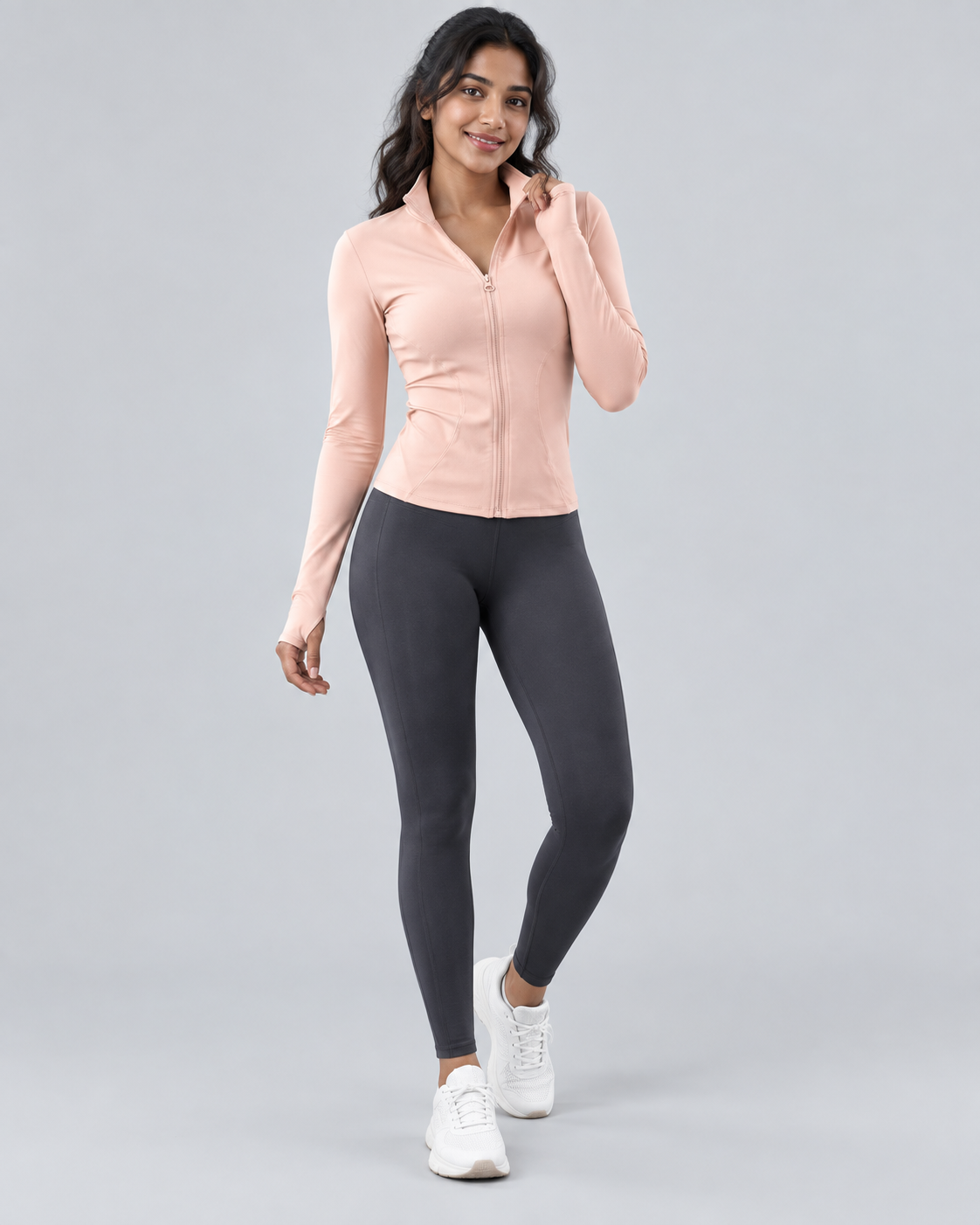 SPRINT — Zip-front sports jacket — front view