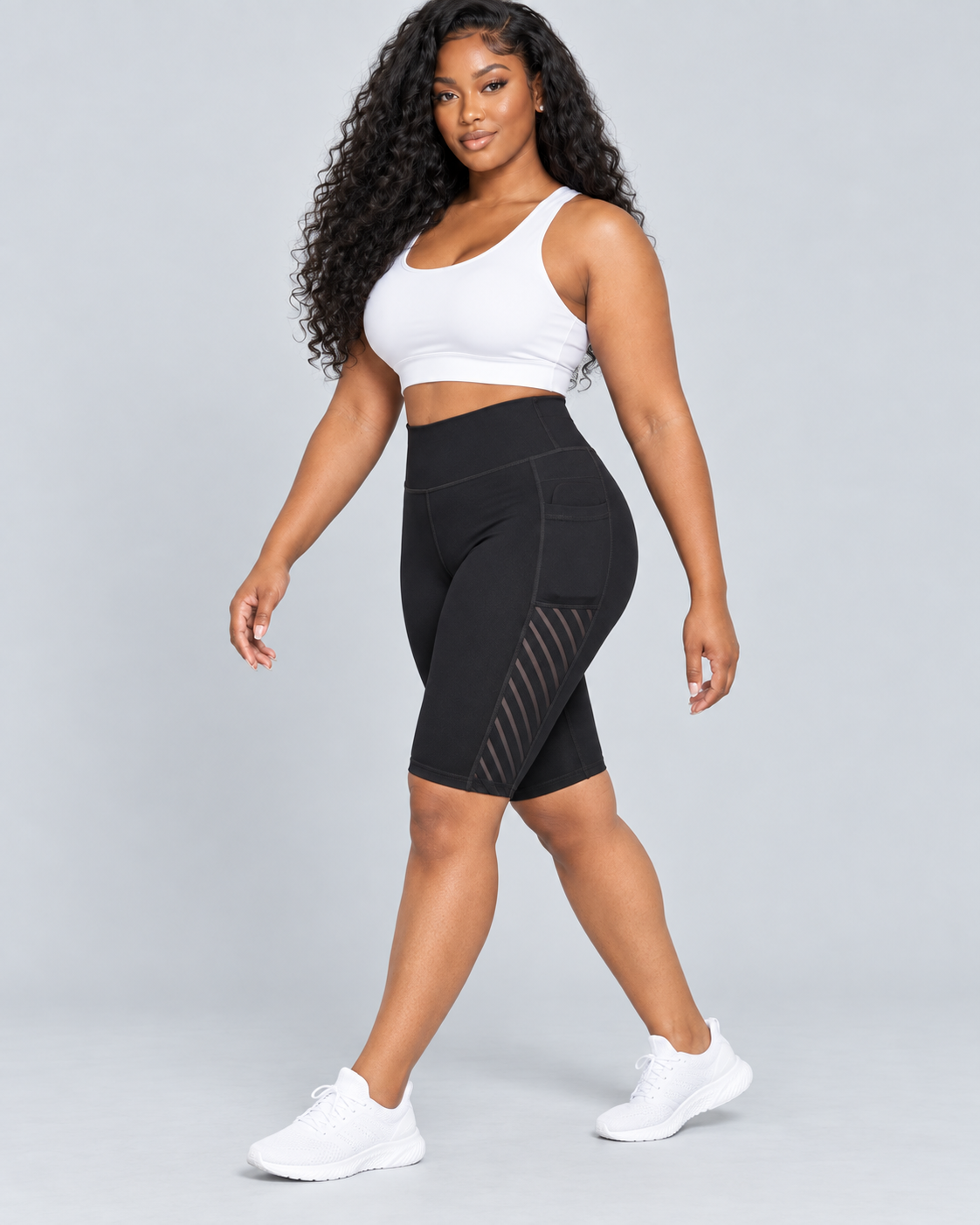 STRIDE — Cycling shorts with pockets and panels
