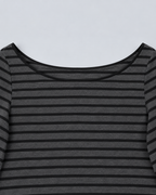 STRIPE — Long-sleeve striped top