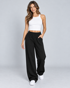 SUNDAY — Wide drawstring trousers