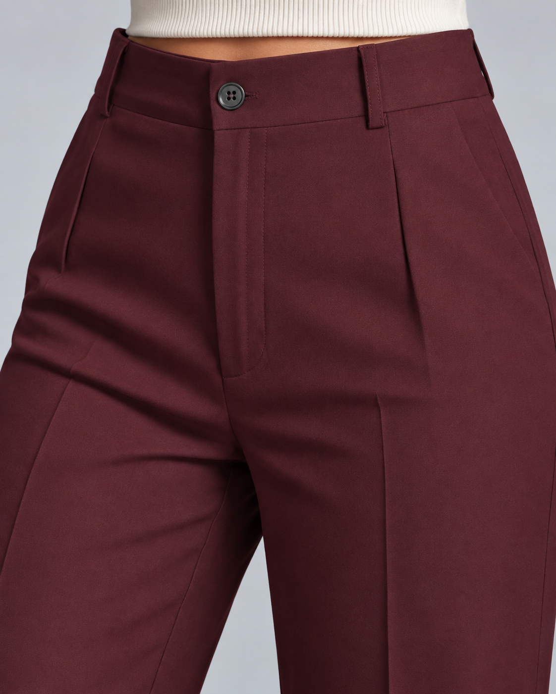 TAILOR — High-waisted straight-leg trousers
