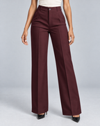 TAILOR — High-waisted straight-leg trousers — front view
