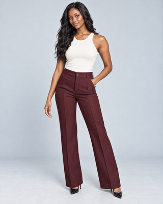 TAILOR — High-waisted straight-leg trousers