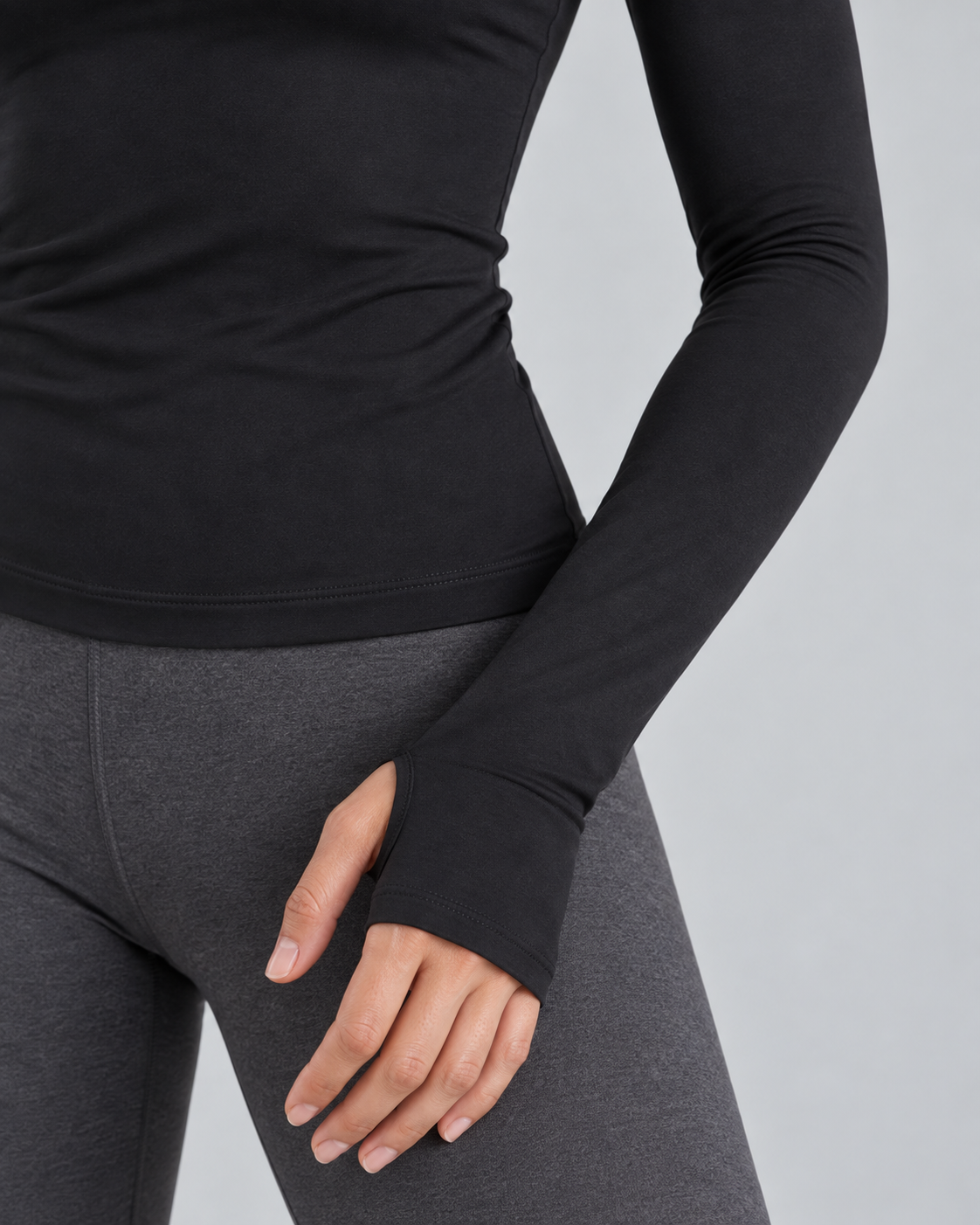 TEMPO — Long-sleeved sports top