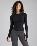 TEMPO — Long-sleeved sports top — front view
