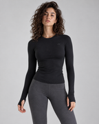 TEMPO — Long-sleeved sports top — front view