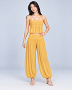 TERRASSE — Lace top and trousers set