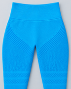TEXTURE — Textured high-waist leggings