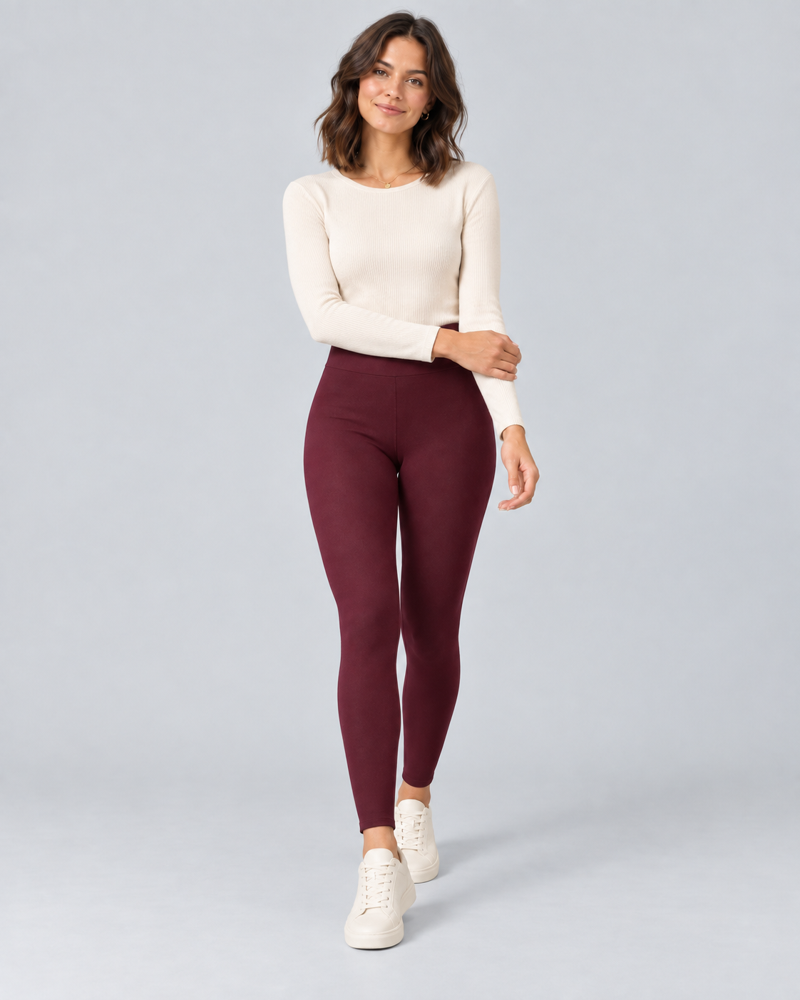 THERMA — Lined high-waisted leggings