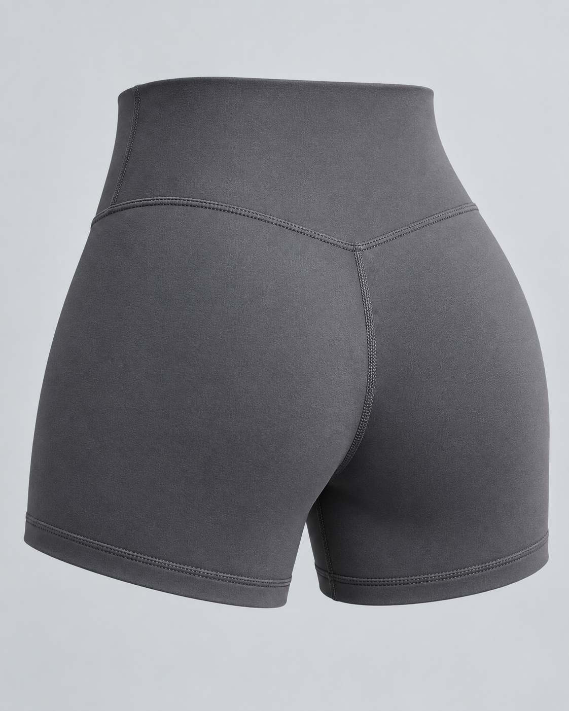 TRAIN — Solid-colour cycling shorts — back view