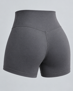 TRAIN — Solid-colour cycling shorts — back view