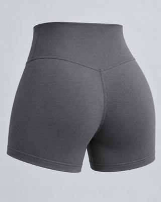 TRAIN — Solid-colour cycling shorts — back view