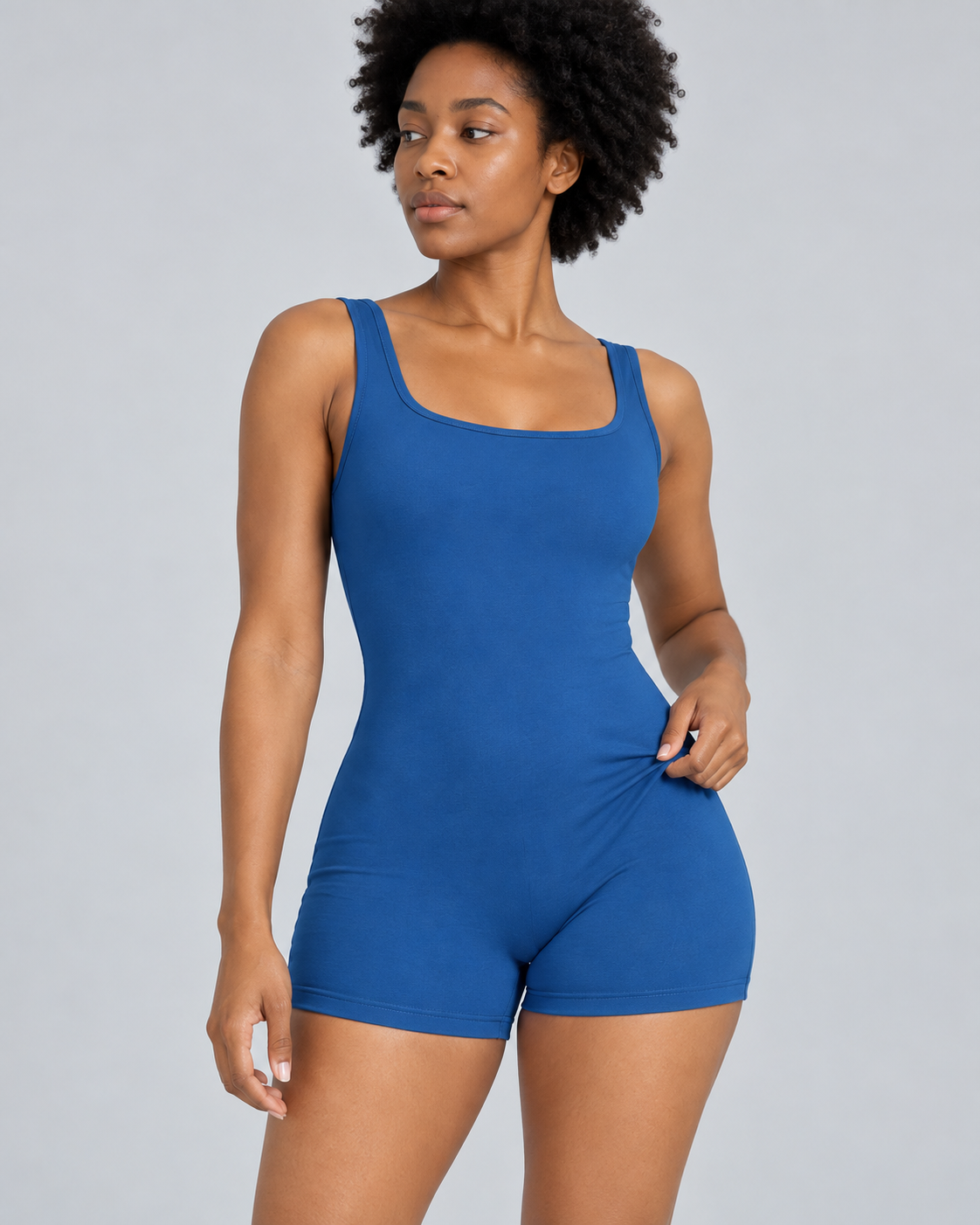 UNITY — Fitted sleeveless romper