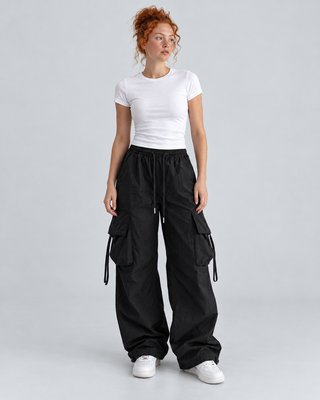 UTILITY — Relaxed cargo trousers — front view