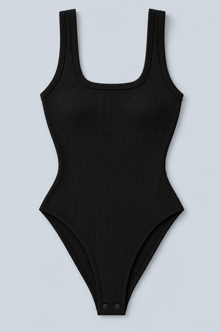 VELA — Halter bodysuit with side cut-outs