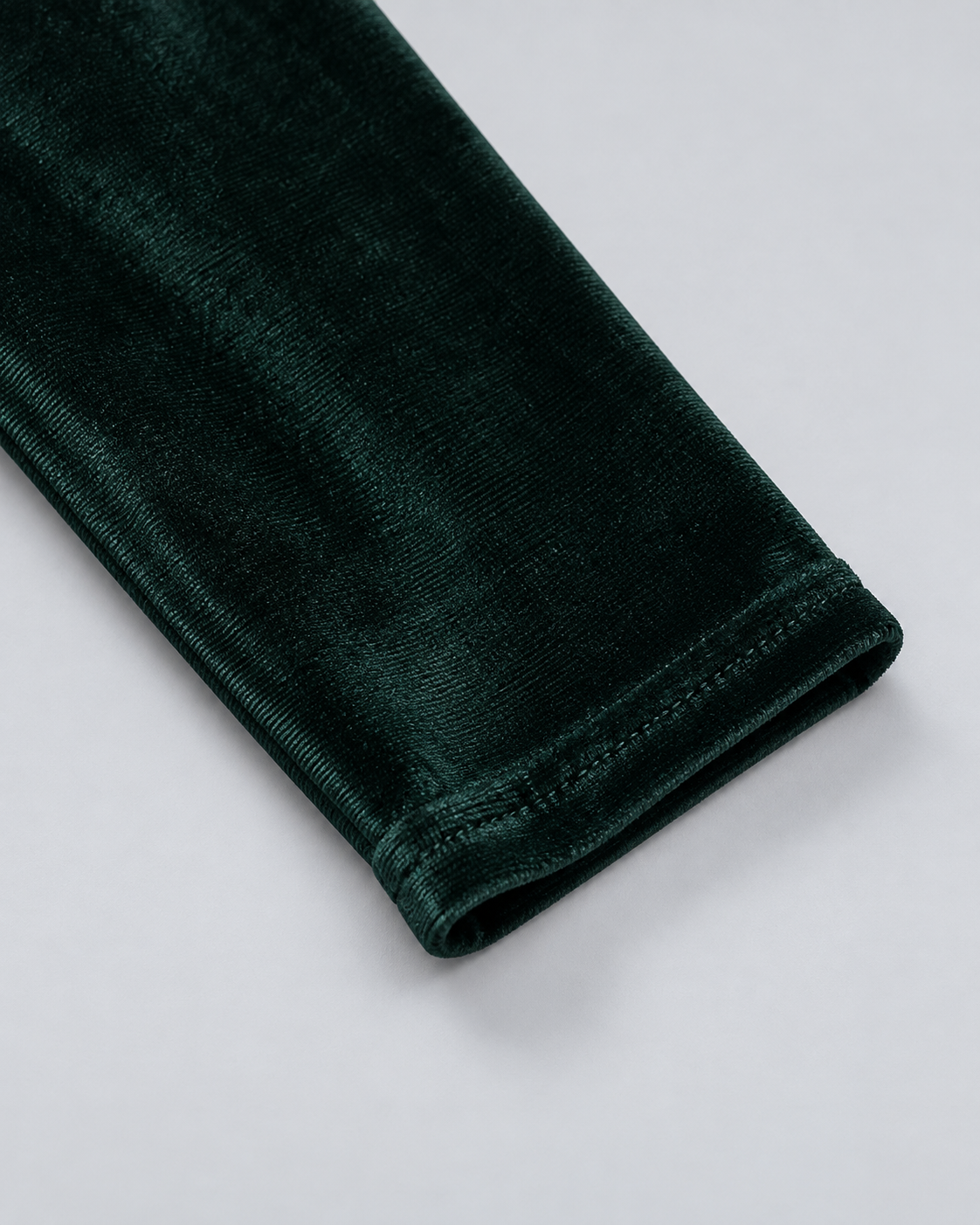 VELORA — Asymmetric velvet midi dress