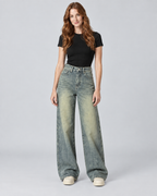 VINTAGE — Relaxed washed jeans — front view